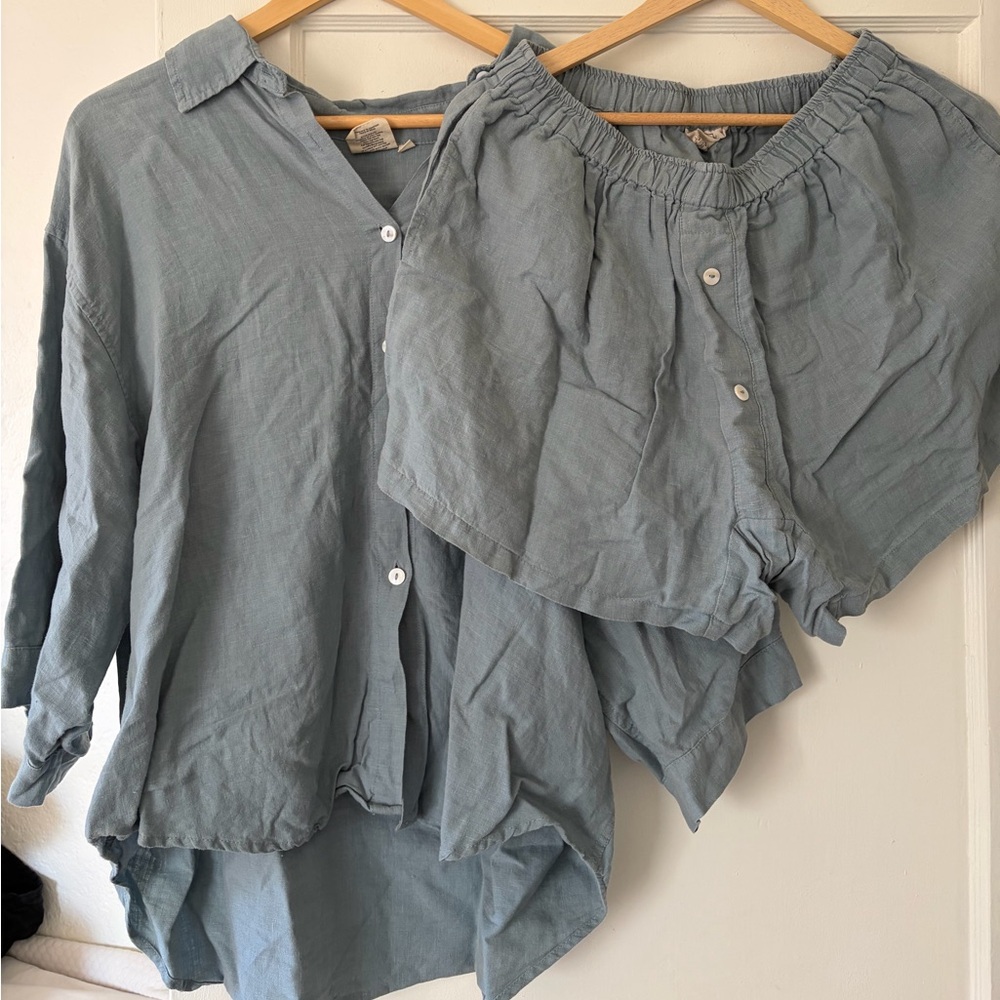 Deiji Studios Old Blue Two-Piece Lounge Set